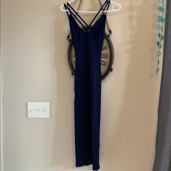 Michael Kors Navy Ribbed Dress 🤍 - Picture 3 of 5